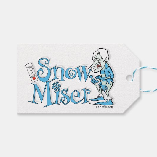 Étiquettes-cadeau L'ANNÉE SANS SANTA CLAUS™ | Snow Miser (Devant (Horizontal))