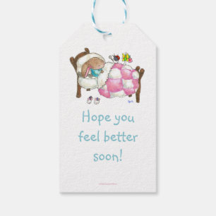 Étiquettes-cadeau Lapin dans le Bed tag cadeau