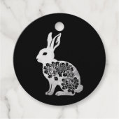 Étiquettes Cadeau Lapin de Pâques (Devant)