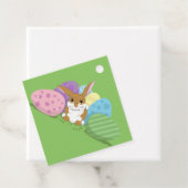 Étiquettes Cadeau Lapin de Pâques (En situation)
