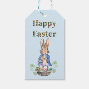 Étiquettes-cadeau lapin de Pâques