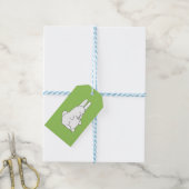 Étiquettes-cadeau Lapin de Pâques (Avec de laficelle)