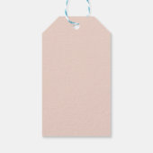 Étiquettes-cadeau Lapin de Pâques pastel (Dos)