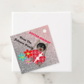 Étiquettes Cadeau Lapin de Pâques personnalisé (En situation)