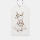 Étiquettes-cadeau Lapin en robe (Devant)