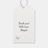 Étiquettes-cadeau Lapin en robe (Dos)