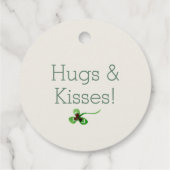 Étiquettes Cadeau Lapin et trèfle (Dos)