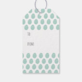 Étiquettes-cadeau Lapin Lapin Animal Art Hoppy Pâques mignonne Print (Dos)