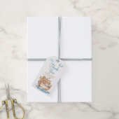 Étiquettes-cadeau L'Arche de Cute Noah Genre Neutre Boho Baby Merci (Avec de la ficelle)
