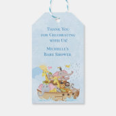 Étiquettes-cadeau L'arche de Noé cadeau de remerciement mignon (Dos)