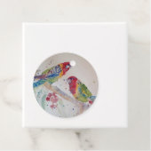 Étiquettes Cadeau L'art de l'aquarelle australienne Rosella Parrot (En situation)