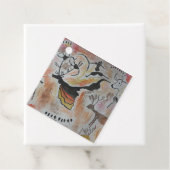 Étiquettes Cadeau L'art rupestre Abstrait (En situation)