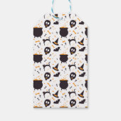 Étiquettes-cadeau L'artisanat de sorcières d'Halloween (Dos)