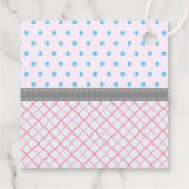 Étiquettes Cadeau "Lashes Ou Staches" Parti Moderne De Révélation De (Dos)