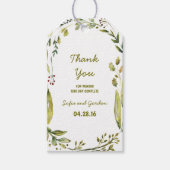 Étiquettes-cadeau Laurel Rustic Mariage (Devant)