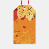 Étiquettes-cadeau L'Automne Parte Au Coucher Du Soleil (Dos)