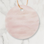 Étiquettes Cadeau Lavage de mariage Citron Orange Floral Citrus (Dos)