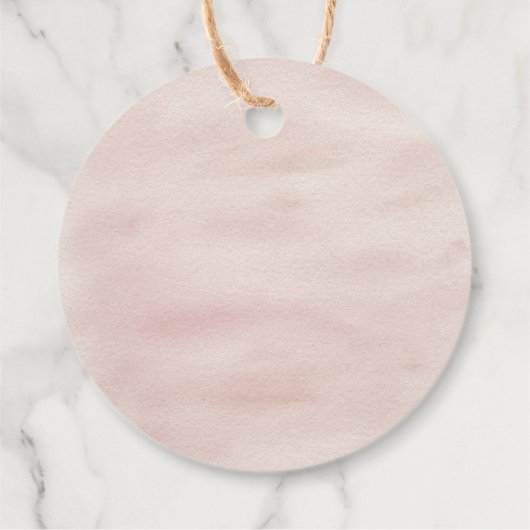 Étiquettes Cadeau Lavage de mariage Citron Orange Floral Citrus (Dos)