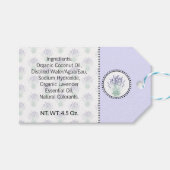 Étiquettes-cadeau Lavande Maison Bain & Corps (Devant (Horizontal))