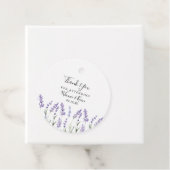 Étiquettes Cadeau Lavender Floral (En situation)