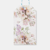 Étiquettes-cadeau Lavender floral 60e anniversaire merci (Dos)