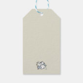 Étiquettes-cadeau Laze Furr Days - Cute Lazy Cats Design (Dos)