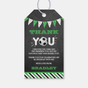 Étiquettes-cadeau Le Big One   Football 1er anniversaire