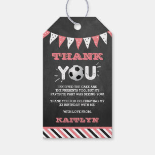 Étiquettes-cadeau Le Big One   Football 1er anniversaire