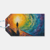 Étiquettes-cadeau Le bord de la dimension (Dos Horizontal)