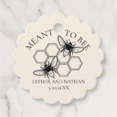 Étiquettes Cadeau Le but du Merci Mariage d'être (Devant)