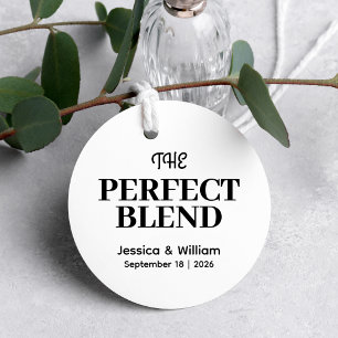 Étiquettes Cadeau Le Café Mixte Parfait Mariage de noms personnali