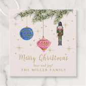 Étiquettes Cadeau Le Casse-Noix, rose (Devant)