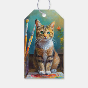 Étiquettes-cadeau Le Chat Artistique