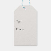 Étiquettes-cadeau Le chocolat chaud de Happy Holiday (Dos)