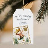 Étiquettes-cadeau Le dixième jour de Noël