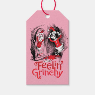 Étiquettes-cadeau Le Grinch   Sentiment Grincheux