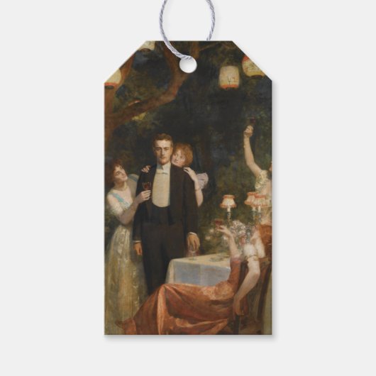 Étiquettes-cadeau Le Jardin d'Armide (par John Collier) (Devant)