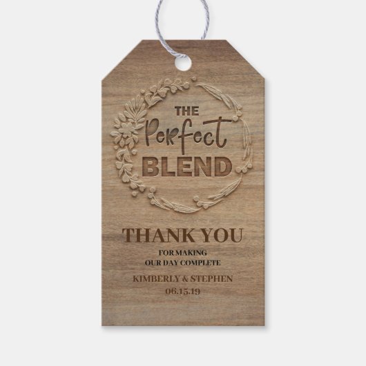 Étiquettes-cadeau Le Mariage de fusion parfait (Devant)