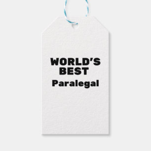 Étiquettes-cadeau Le meilleur paralégal du monde