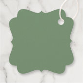 Étiquettes Cadeau Le Mélange Parfait Élégant Mariage Floral Blanc (Dos)