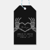 Étiquettes-cadeau Le Merci Mariage gothique privilégie (Devant)