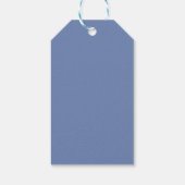 Étiquettes-cadeau Le patchwork bleu vif (Dos)