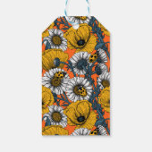 Étiquettes-cadeau Le pré en jaune et bleu (Dos)