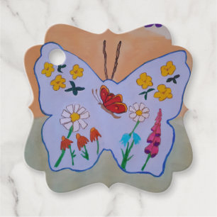 Étiquettes Cadeau Le rêve papillon