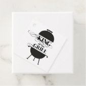 Étiquettes Cadeau Le Roi Du Grill (En situation)