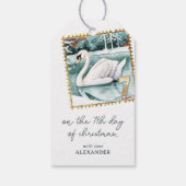 Étiquettes-cadeau Le septième jour de Noël (Dos)