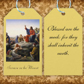 Étiquettes-cadeau Le Sermon sur le Mont