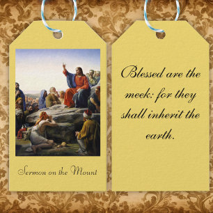 Étiquettes-cadeau Le Sermon sur le Mont