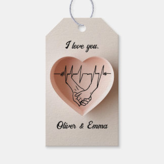 Étiquettes-cadeau Le son de votre pouls