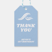 Étiquettes-cadeau Le Surf Anniversaire, Le Big One (Dos)